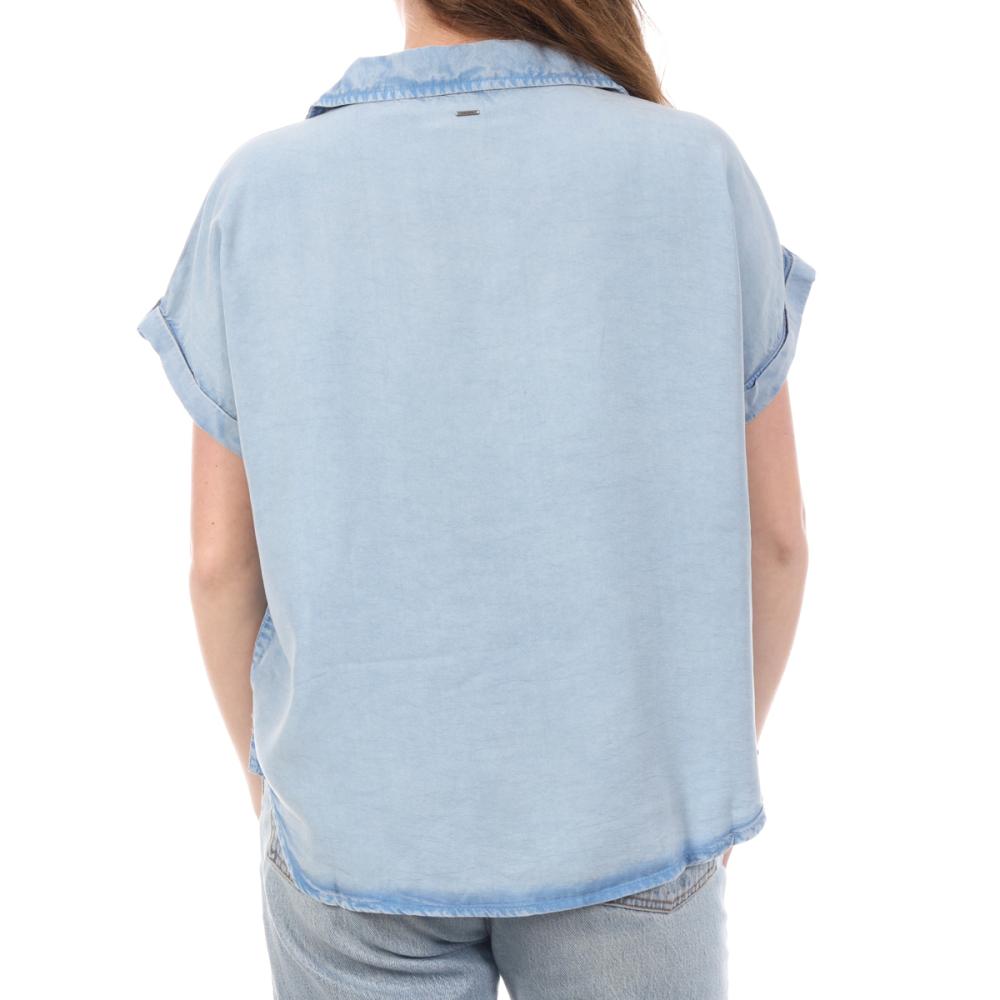Chemise Bleu Femme Kaporal Miami vue 2