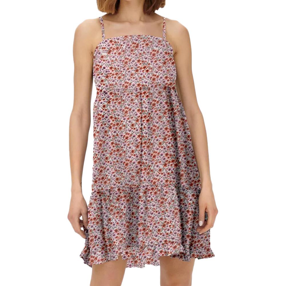 Robe Écru à Motifs Femme Only Lann pas cher