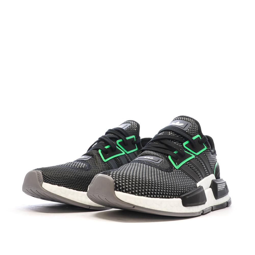 Baskets Noires/Verte Homme Adidas Nmd vue 6