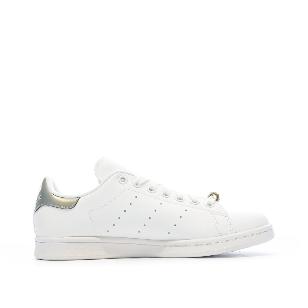 Baskets Blanches Femme Adidas Stan Smith GY9573 vue 2