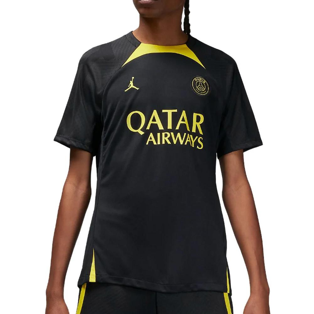 PSG Maillot de foot Noir/Jaune Homme Nike 2022/2023 pas cher
