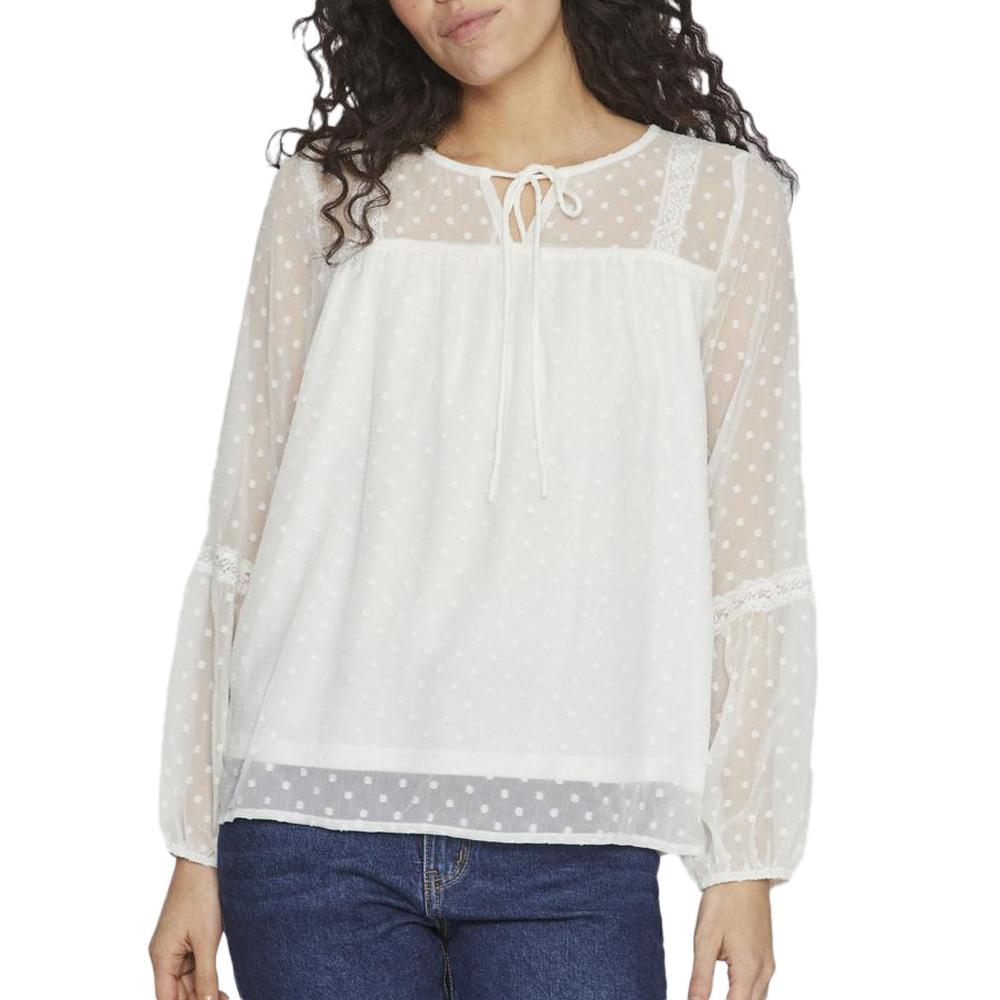 Blouse Blanche Femme Vila Viedee pas cher