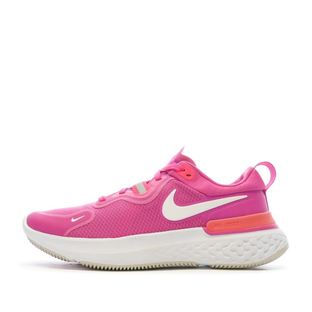 Chaussures de running Rose Femme Nike React Miler pas cher