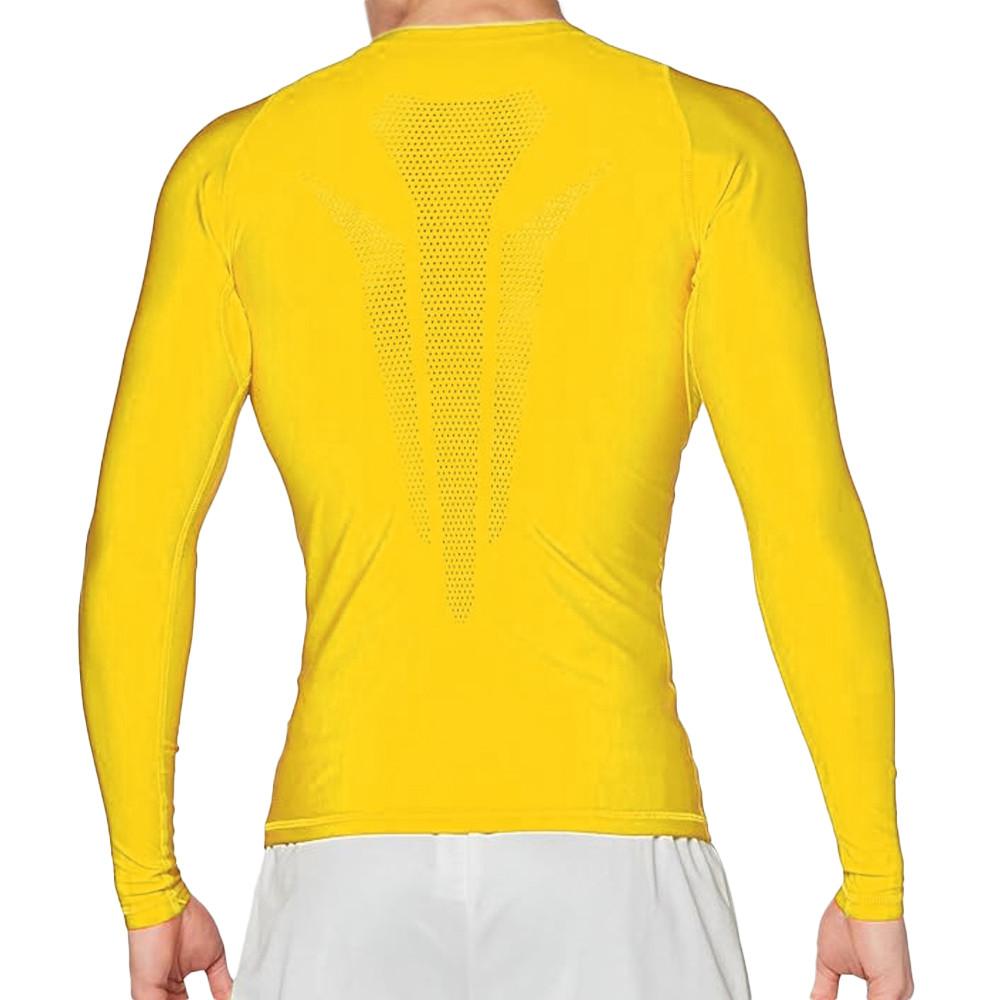 T-shirt Manches Longues Jaune Homme Puma Train Compres vue 2