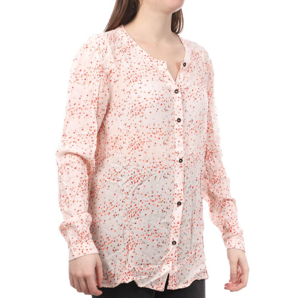 Blouse Rose à pois Femme Teddy Smith Camelia pas cher