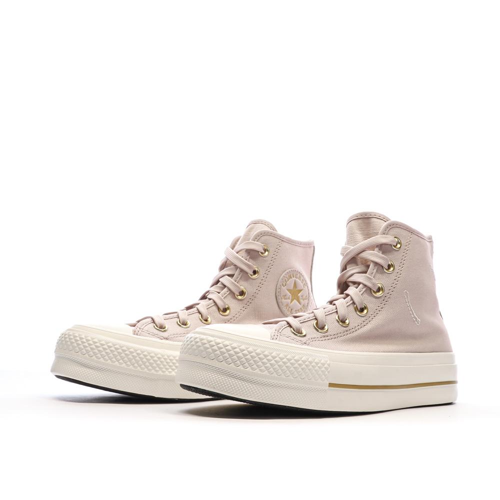 Baskets Mauves Femme Converse Lift Platform Tailored Lines vue 6