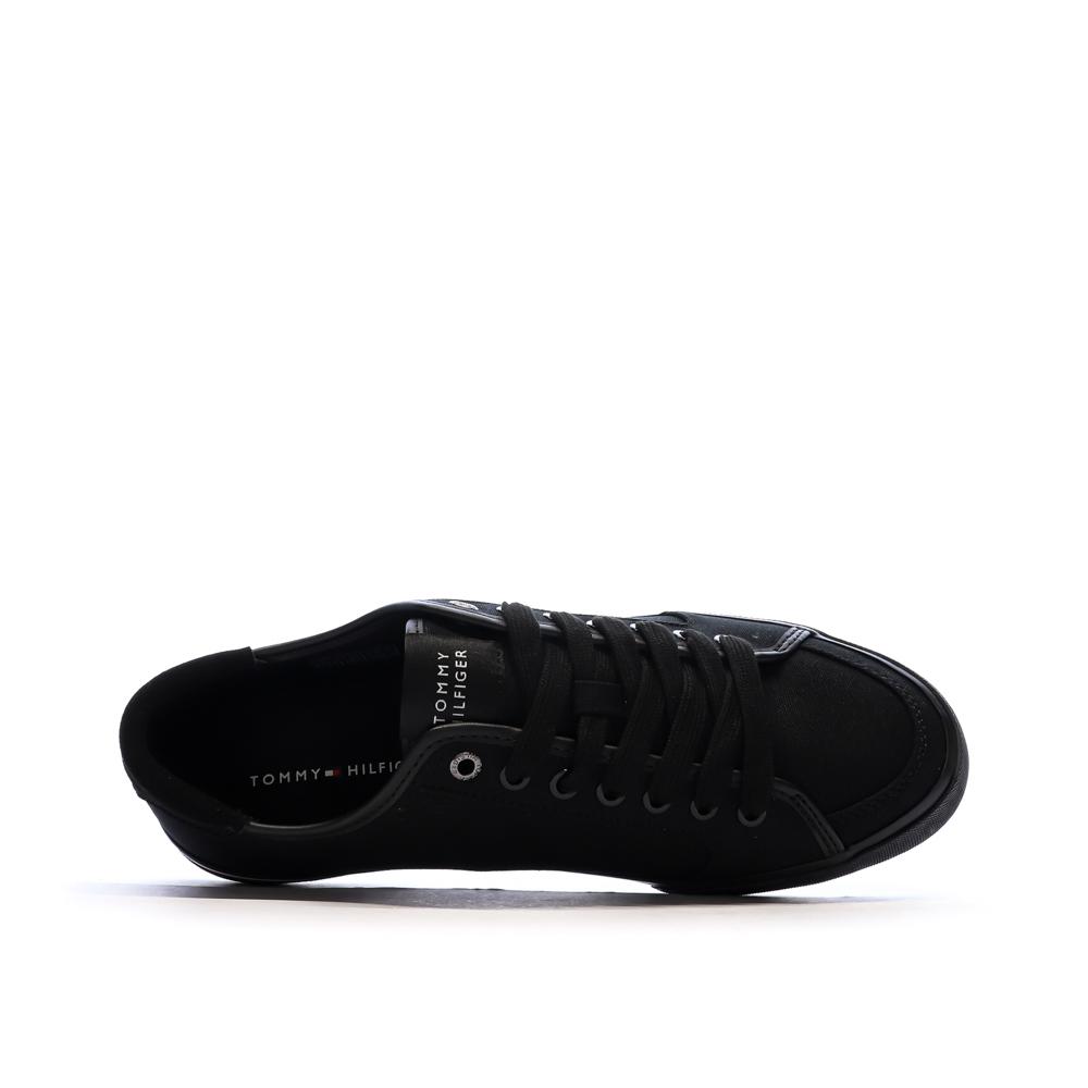 Baskets Noires Homme Tommy Hilfiger Core Corporate Vulcs vue 4