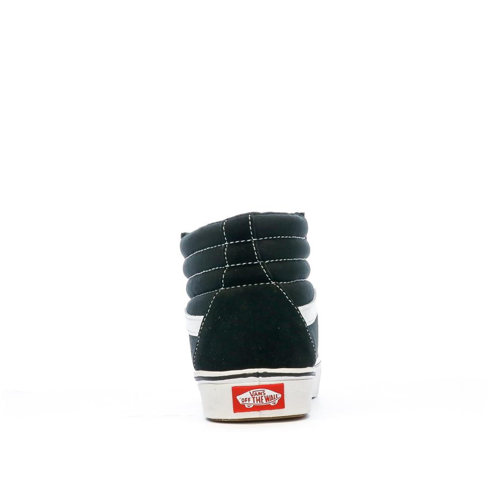 Baskets Noir/Blanc Homme Vans Sk8-hi vue 3