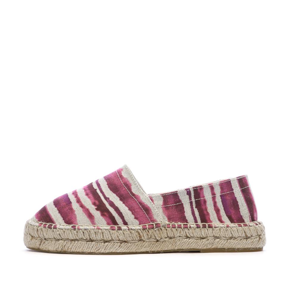 Espadrilles Violet/Beige Femme Pare Gabia Anaia pas cher