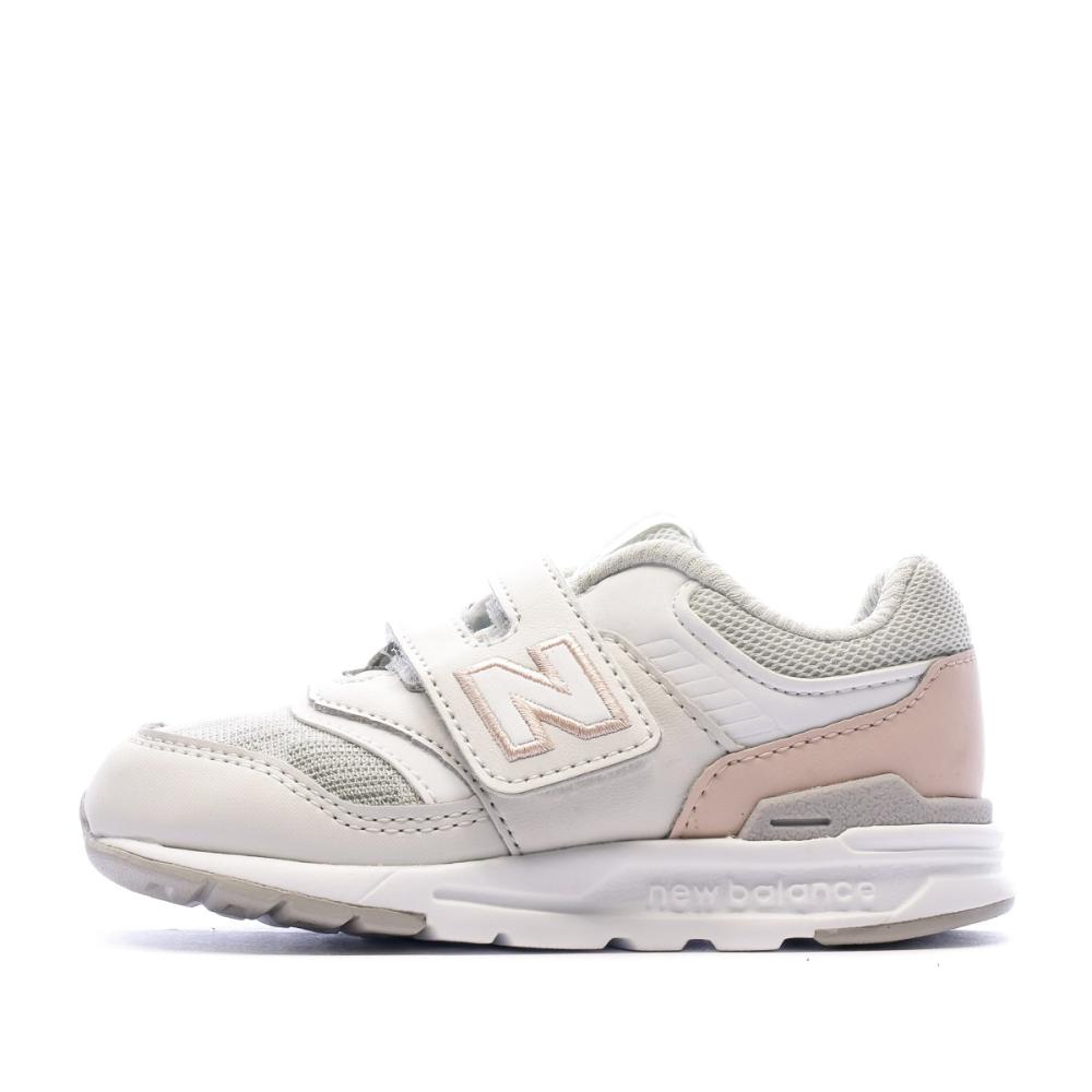 Baskets Grise/Rose Fille New Balance IZ997 pas cher