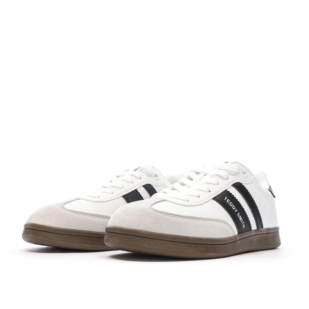 Baskets Blanc/Noir Femme Teddy Smith 120131 vue 6
