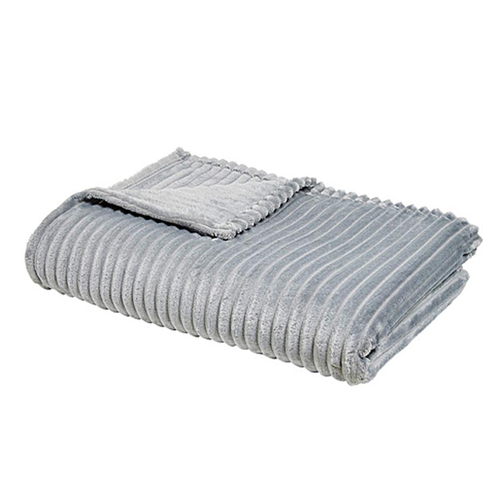 Plaid Gris Today XL 150x200cm pas cher