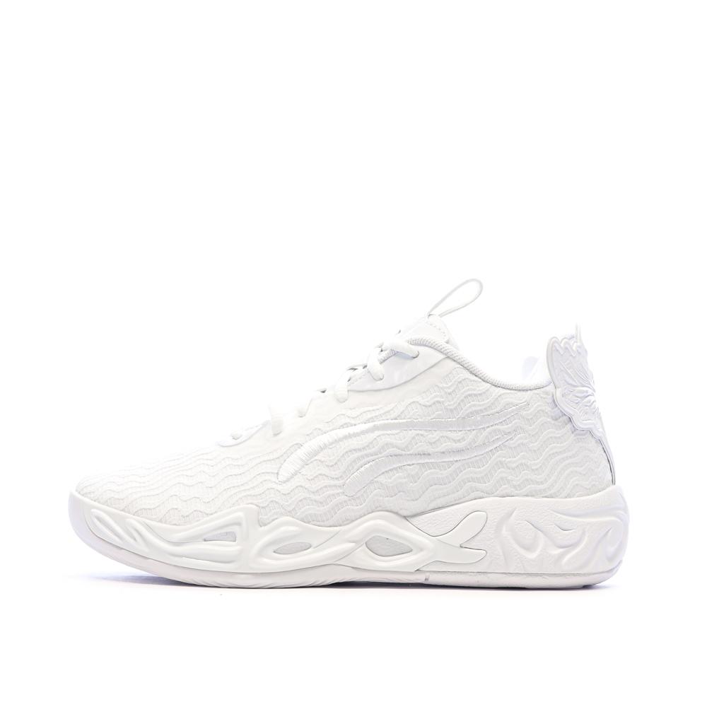 Chaussures de Basketball Blanc Femme Puma Mb.04 Lo Ice White pas cher