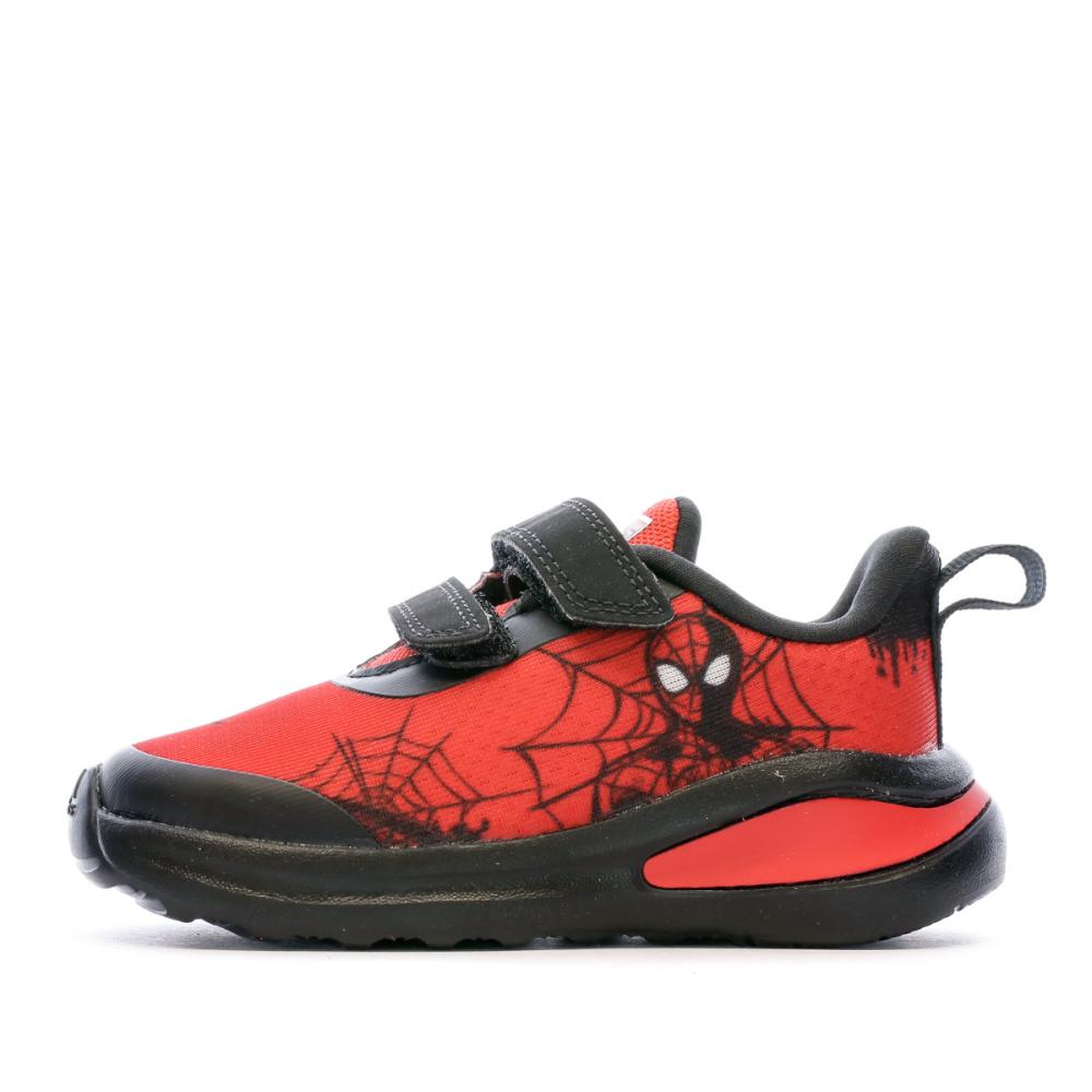 Baskets Rouge Garçon Adidas Fortarun Spider-man pas cher