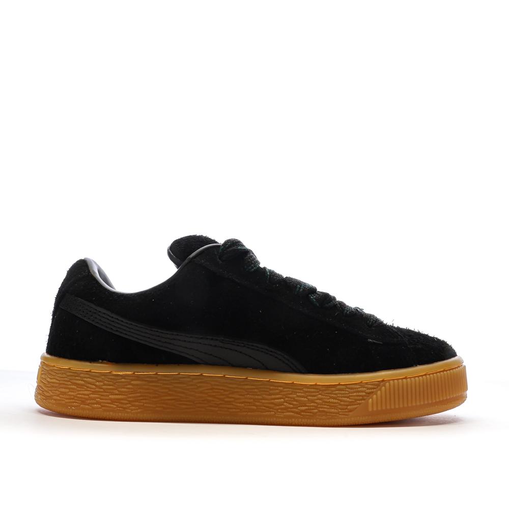 Baskets Noires Femme Puma Suede Xl vue 2