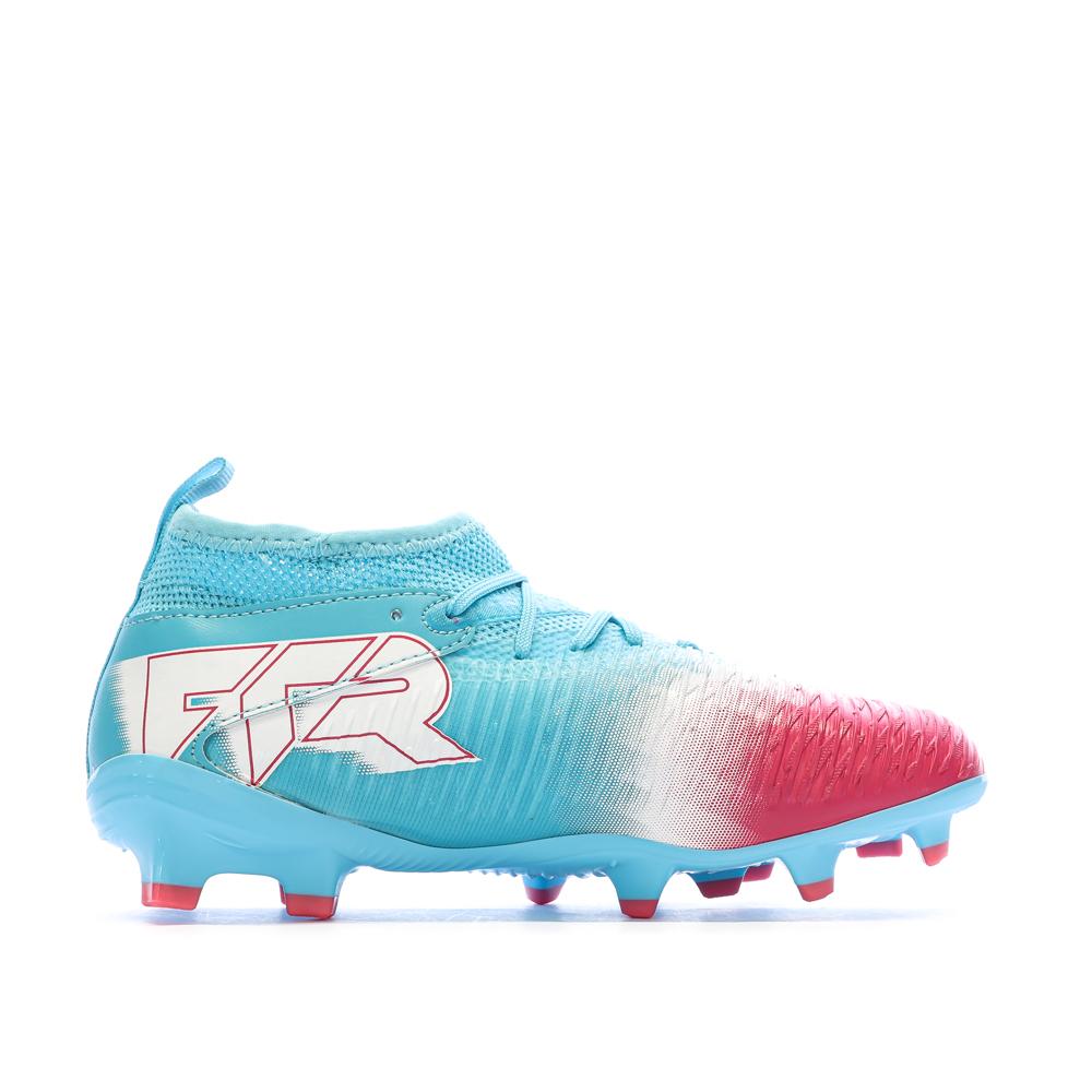 Zapatillas de fútbol azules/rosas Puma Future 8 Match Fg/ag ver 2