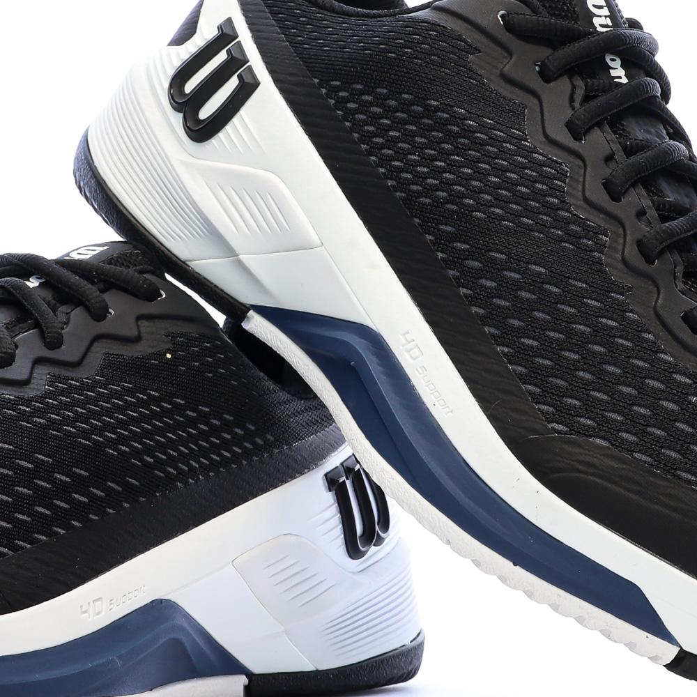 Baskets Noires/Blanches Homme Wilson Rush vue 7