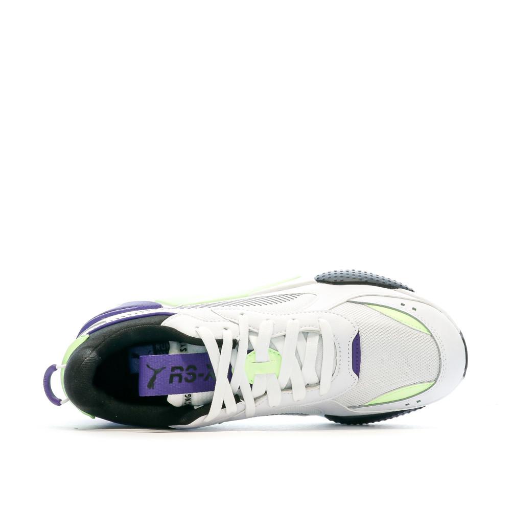 Baskets Blanche/Verte Homme Puma Rs-x Geek vue 4