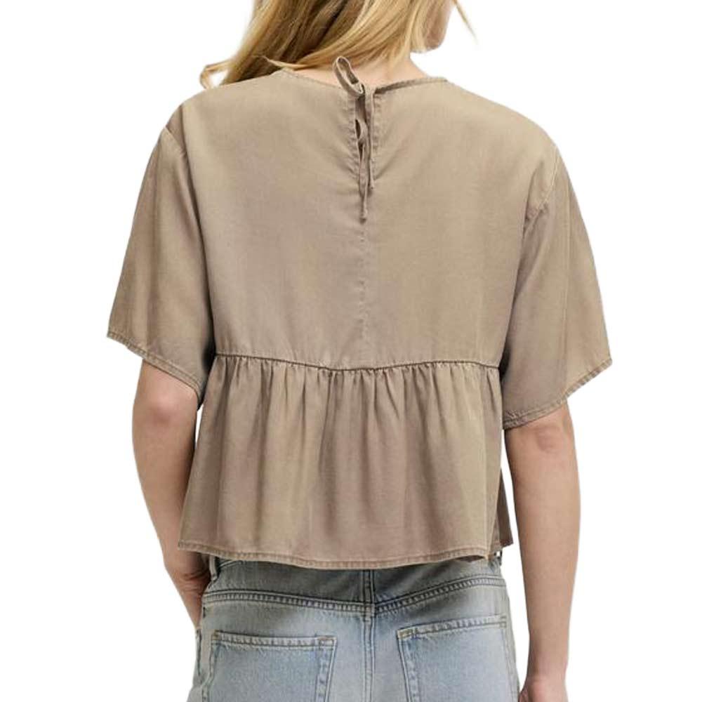 Blouse Grise Femme JJXX Jxsigrid vue 2
