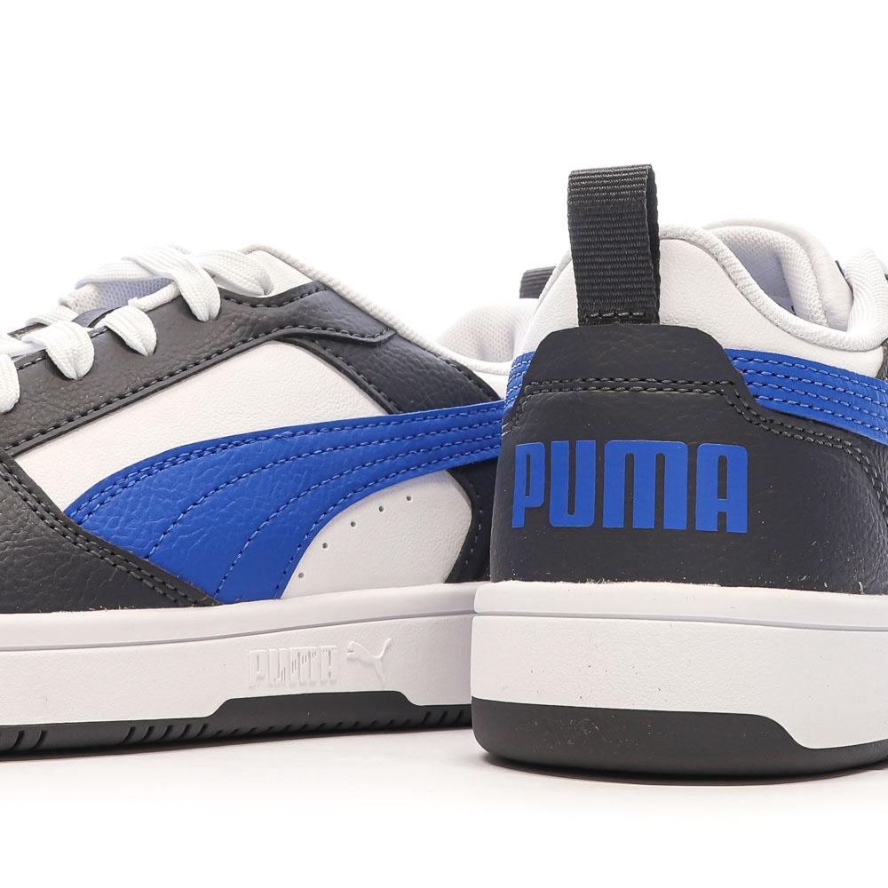 Baskets Noir/Blanche/Bleu Fille Puma Rebound vue 7
