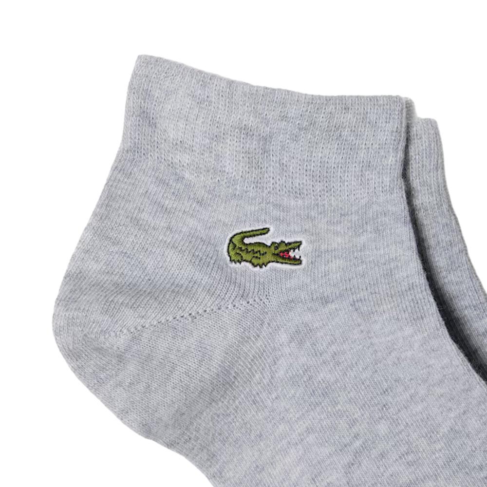X3 Paires De Chaussettes Gris/Marine/Blanc Mixte Lacoste RA2917 vue 2