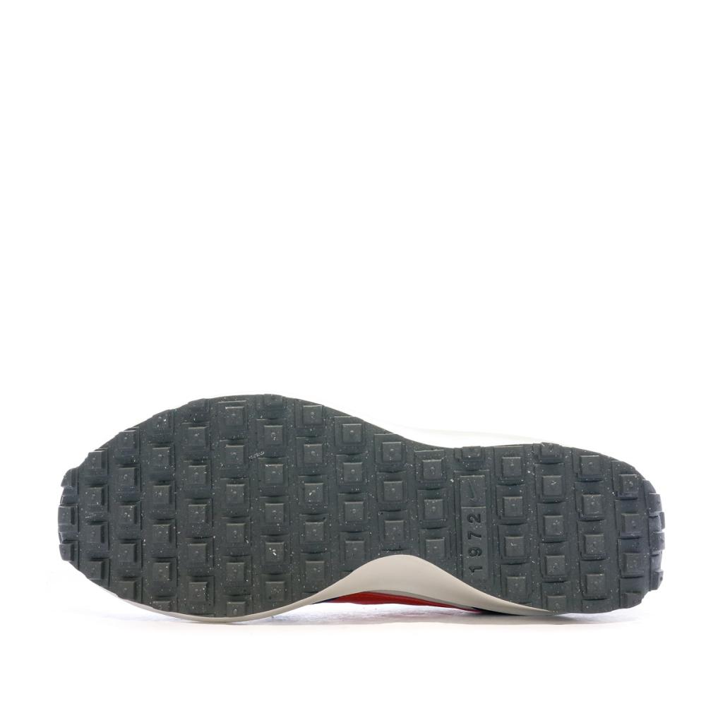 Baskets Blanche/Bleu Homme Nike Waffle Debut Swoosh vue 5
