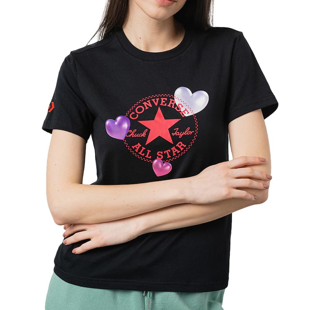 T-shirt Noir Femme Converse Bemy2k pas cher