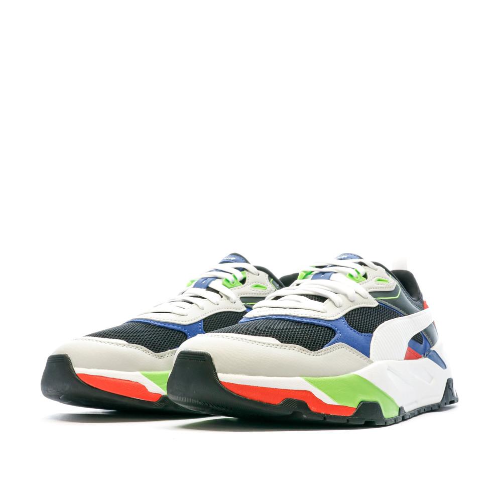 Baskets Blanches/Bleu Homme Puma Trinity vue 6