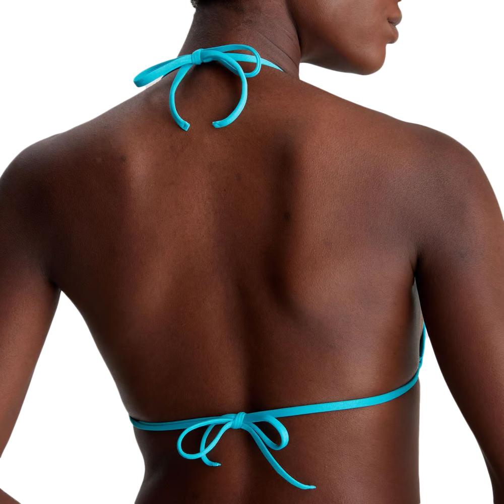 Haut de maillot de bain Bleu Femme Calvin Klein Jeans Triangle vue 2