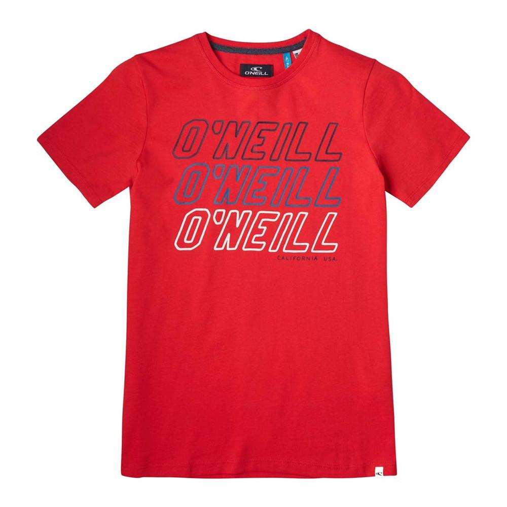 T-shirt Rouge Garçon O'Neill All Year pas cher