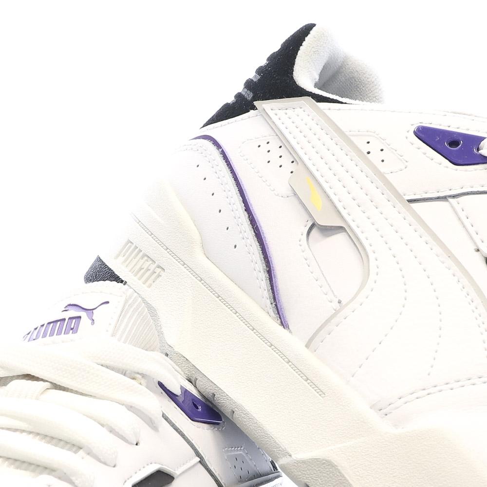 Baskets Blanc/Violet Homme Puma Slipstream Bball vue 7