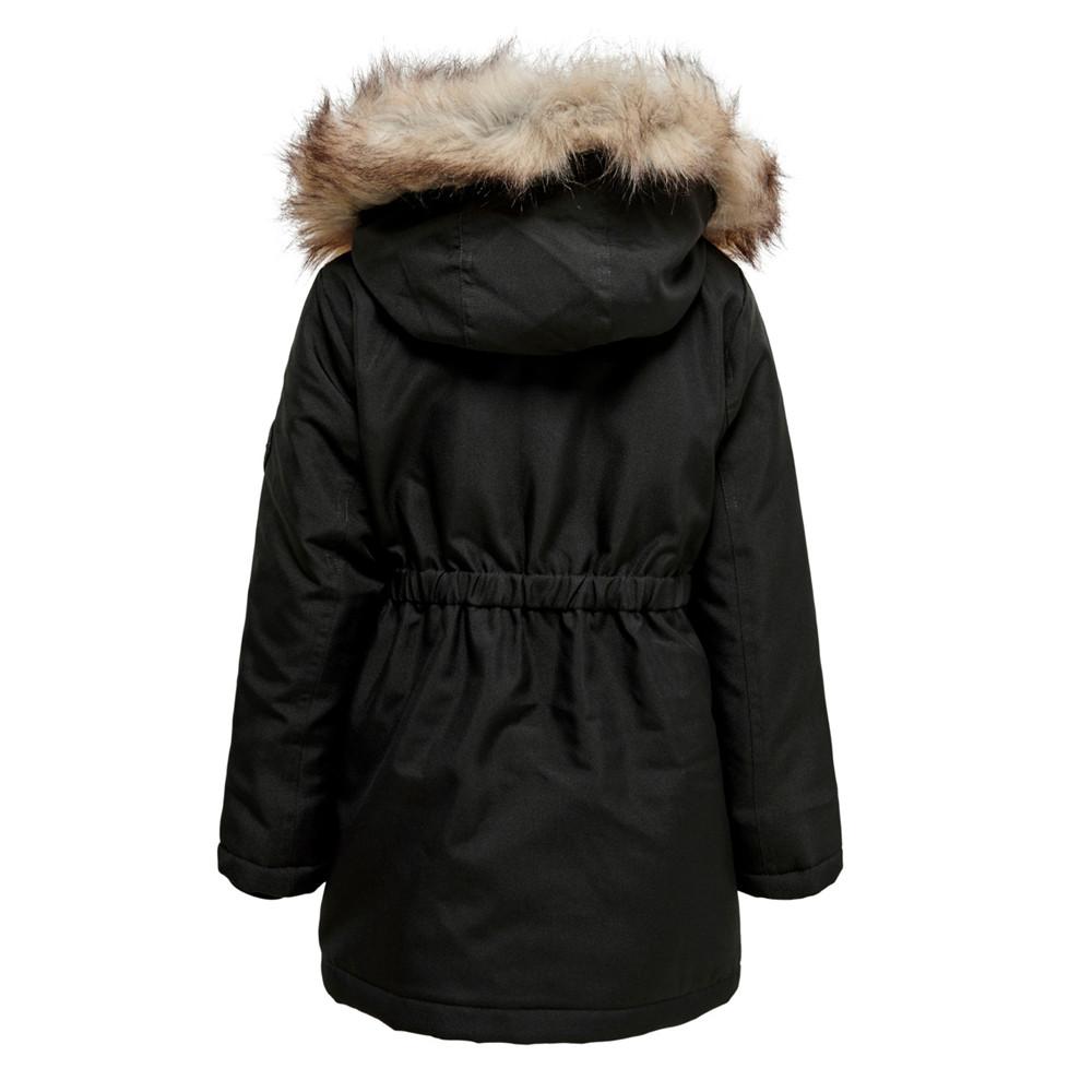 Parka Noir Fille Kids ONLY Iris vue 2