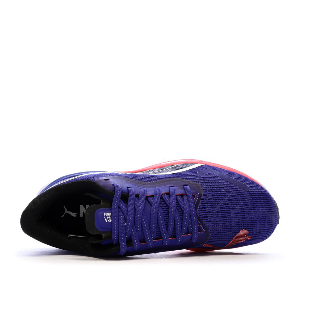 Chaussures de Running Bleu Femme Puma Velocity Nitro 3 vue 4