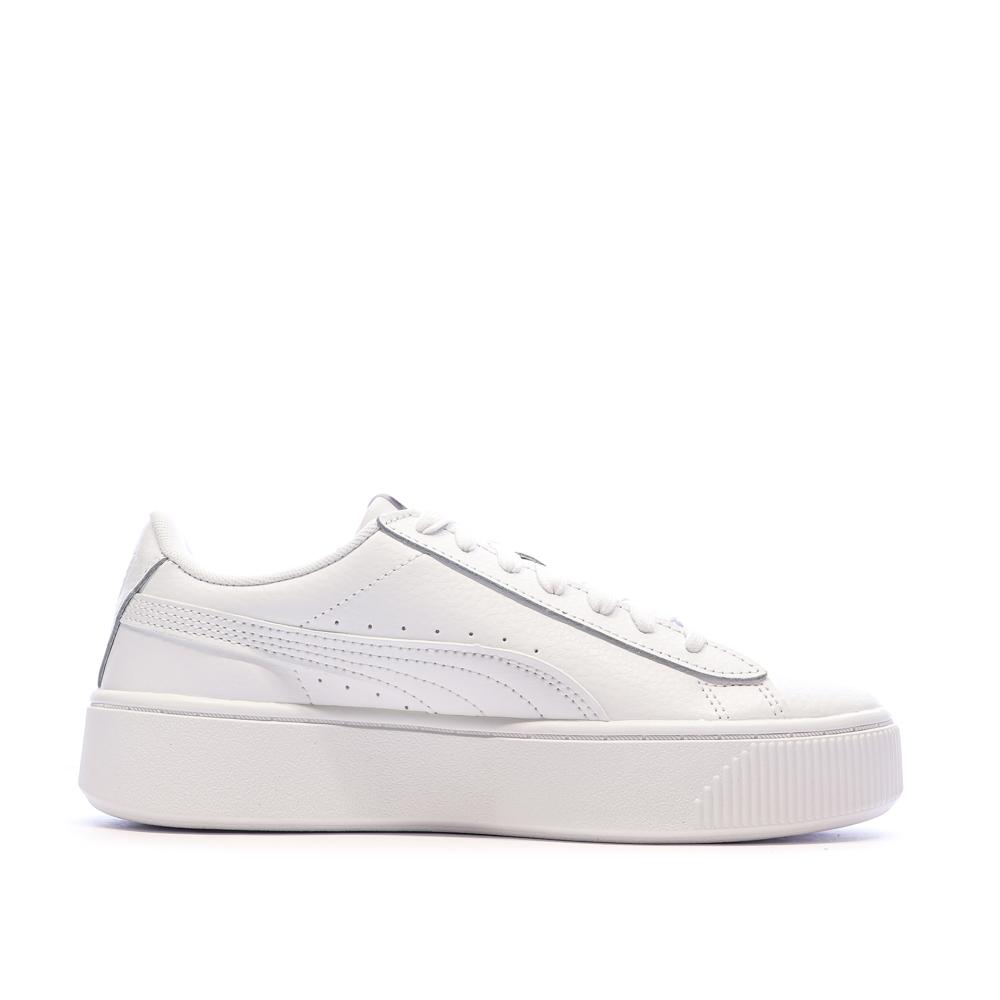 Baskets Blanches Femme Puma Vikky vue 2