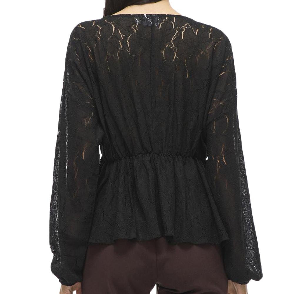 Blouse Noire Femme Vila Viseba vue 2