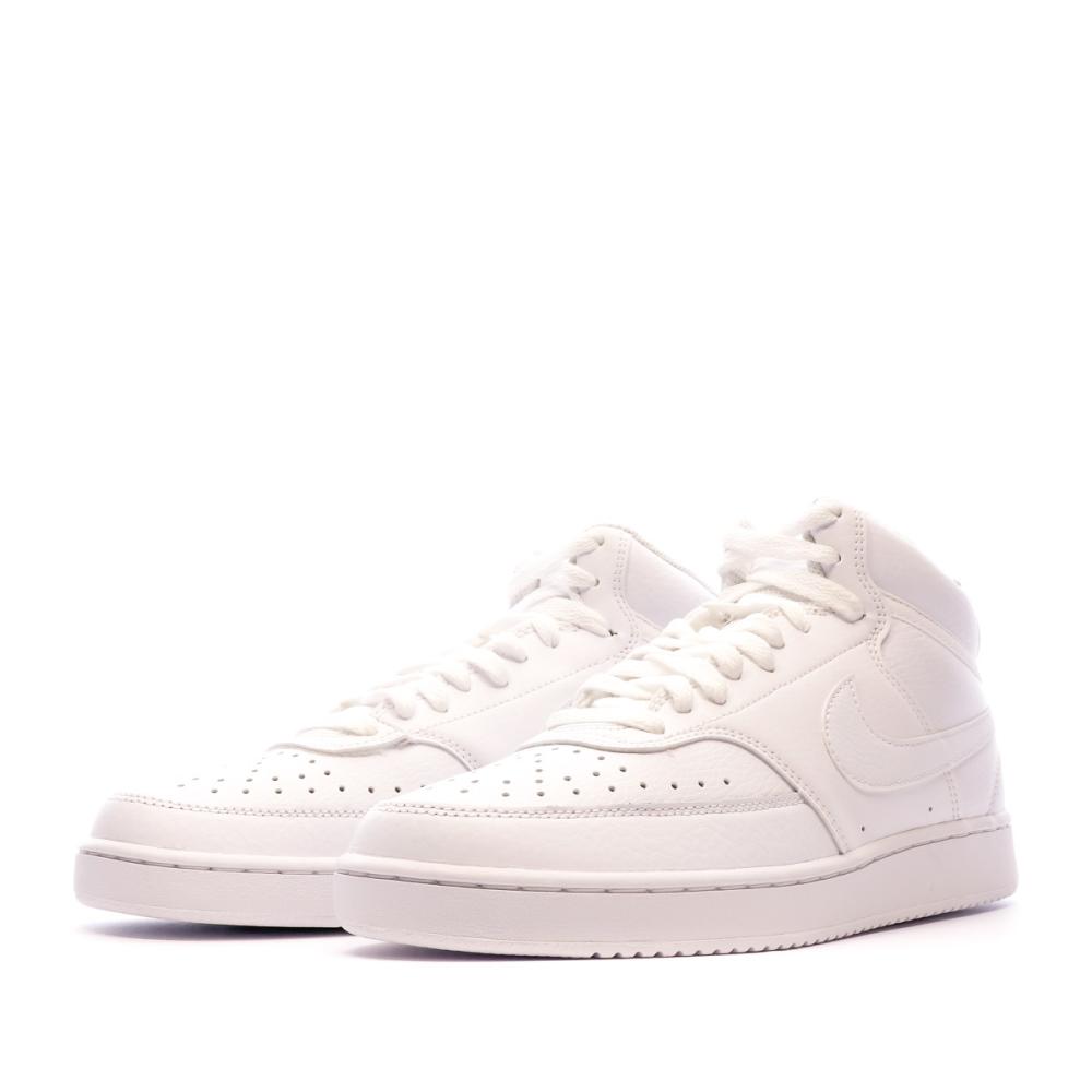 Basketts Blanches Femme Nike Court Vision Mid vue 6