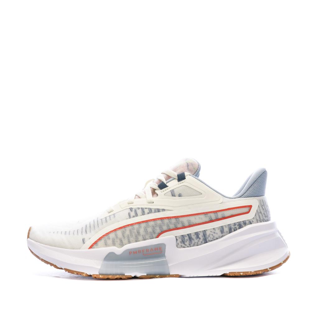 Chaussures De Running Écru Femme Puma Pwrframe Collection pas cher