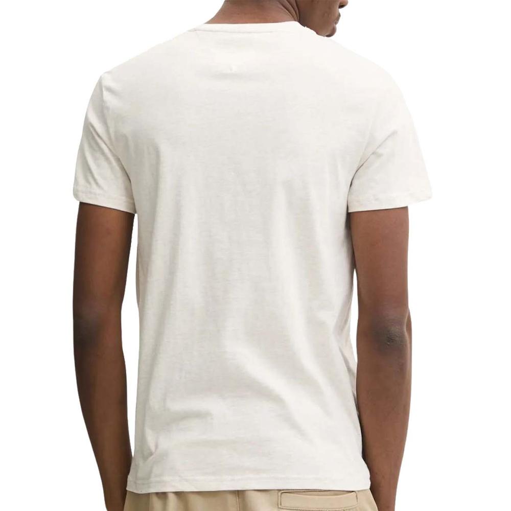 T-shirt Blanc Homme Tommy Hilfiger Linear 88 vue 2