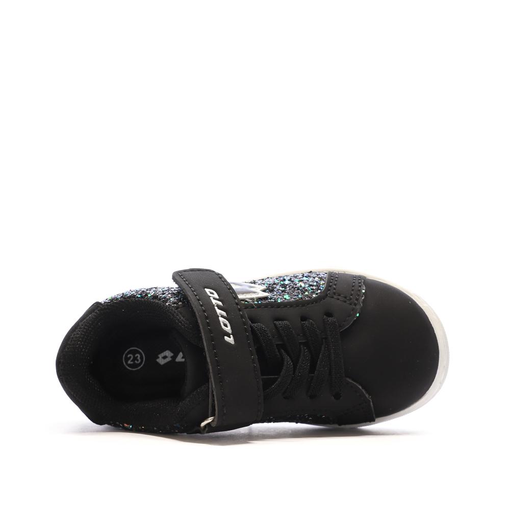Baskets Noir Fille Lotto Plaisance vue 4