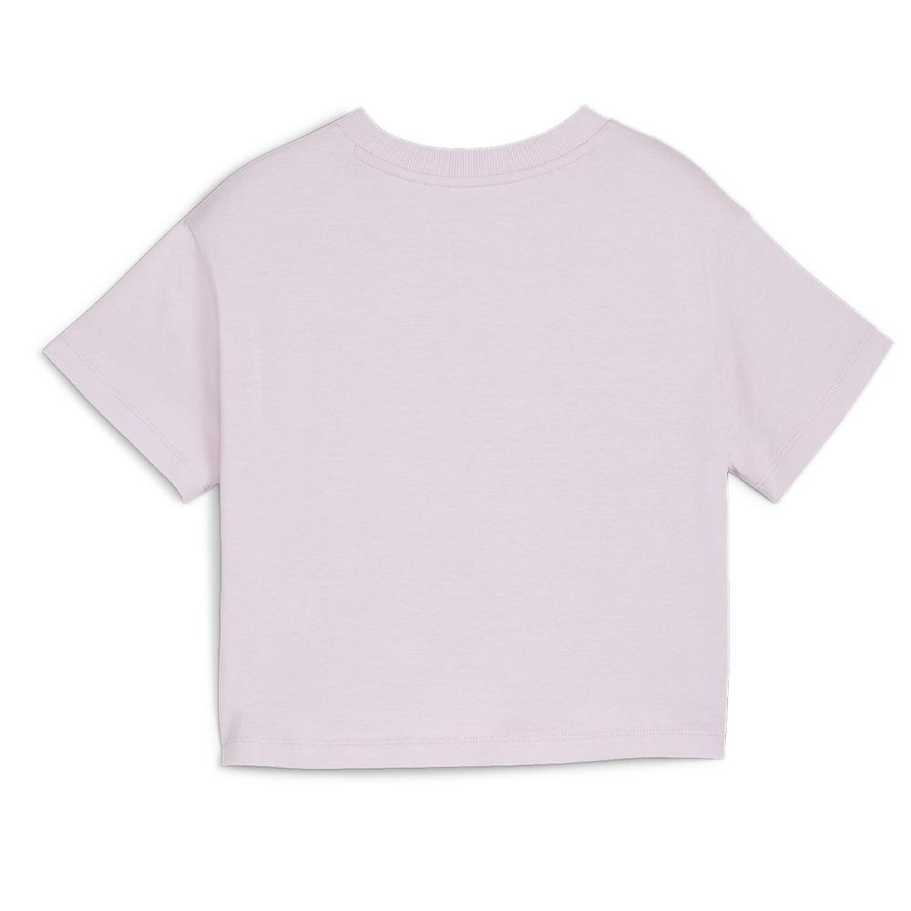 T-Shirt Violet Fille Puma Blossom vue 2