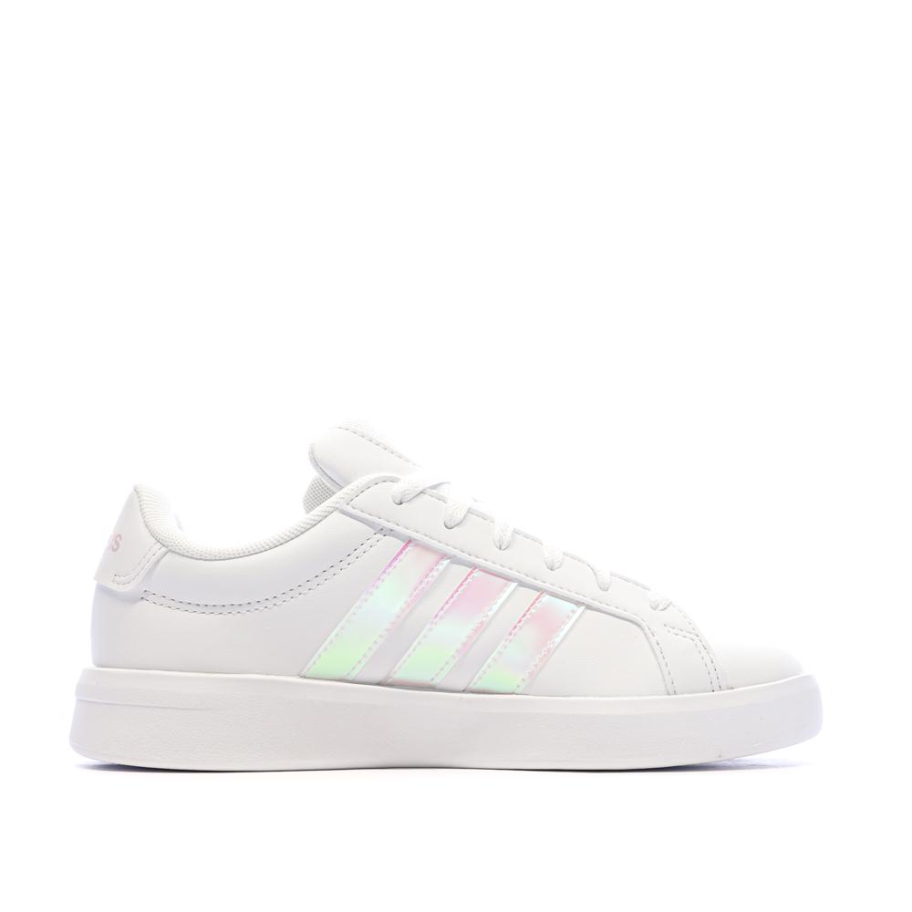 Baskets Blanches Adidas Grand Court 3.0 vue 2