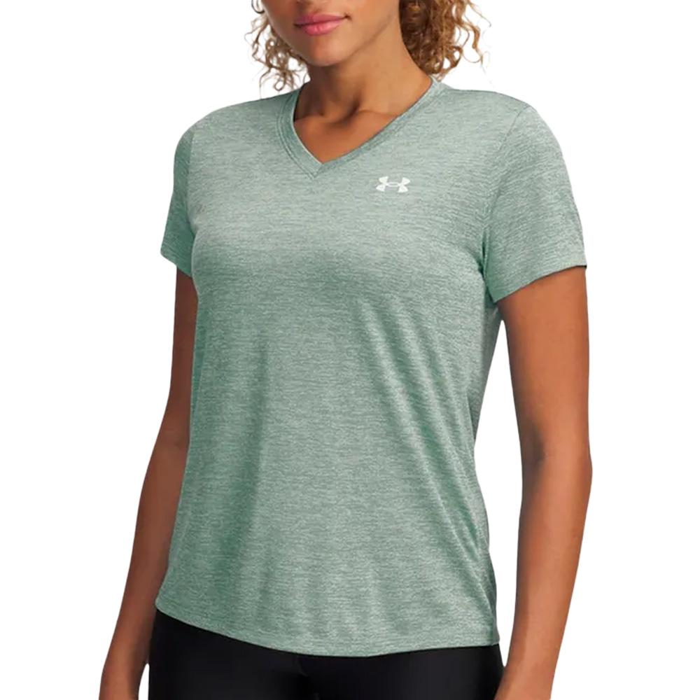 T-shirt de Sport Vert Femme Under Armour Tech Twist pas cher