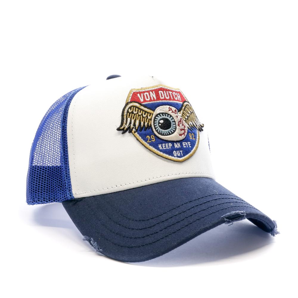 Casquette Blanche/Bleu Homme Von Dutch HIG1 vue 2