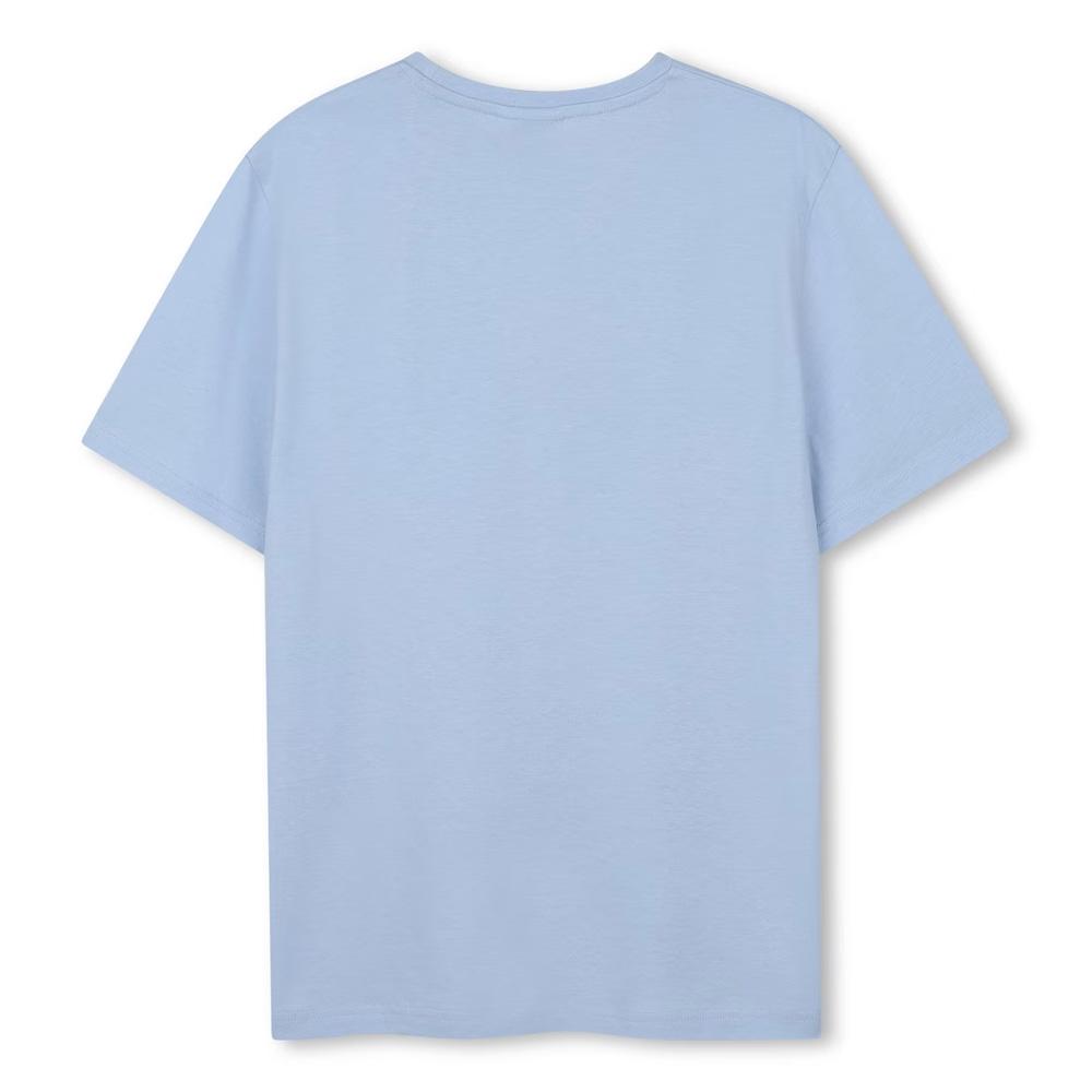 Blaues T-Shirt für Jungen von Hugo Boss J52727 Ansicht 2