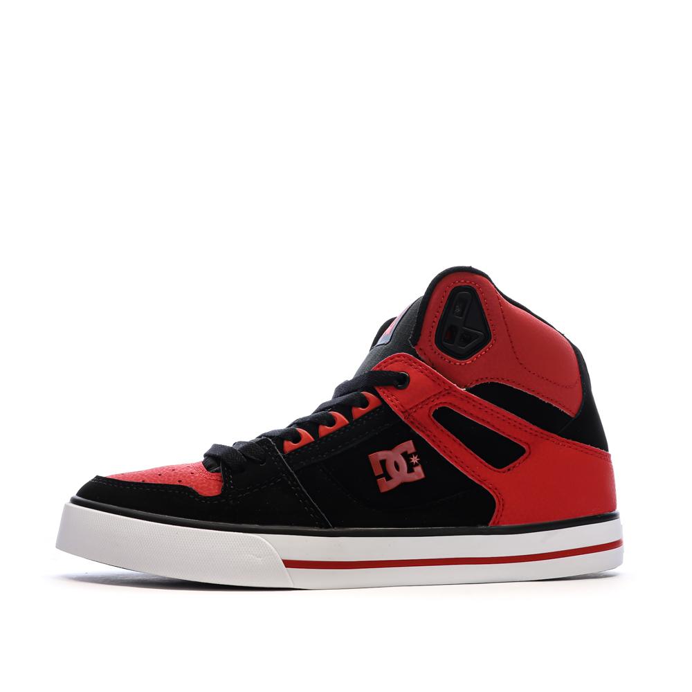 Zapatillas deportivas negras/rojas para hombre DC Shoes Pure barato