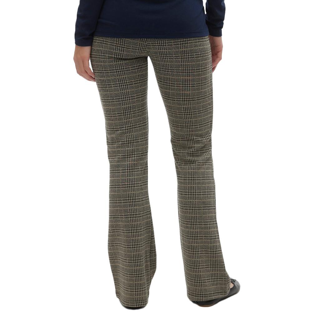 Pantalon Gris à Carreaux Femme Mamalicious Nabi vue 2