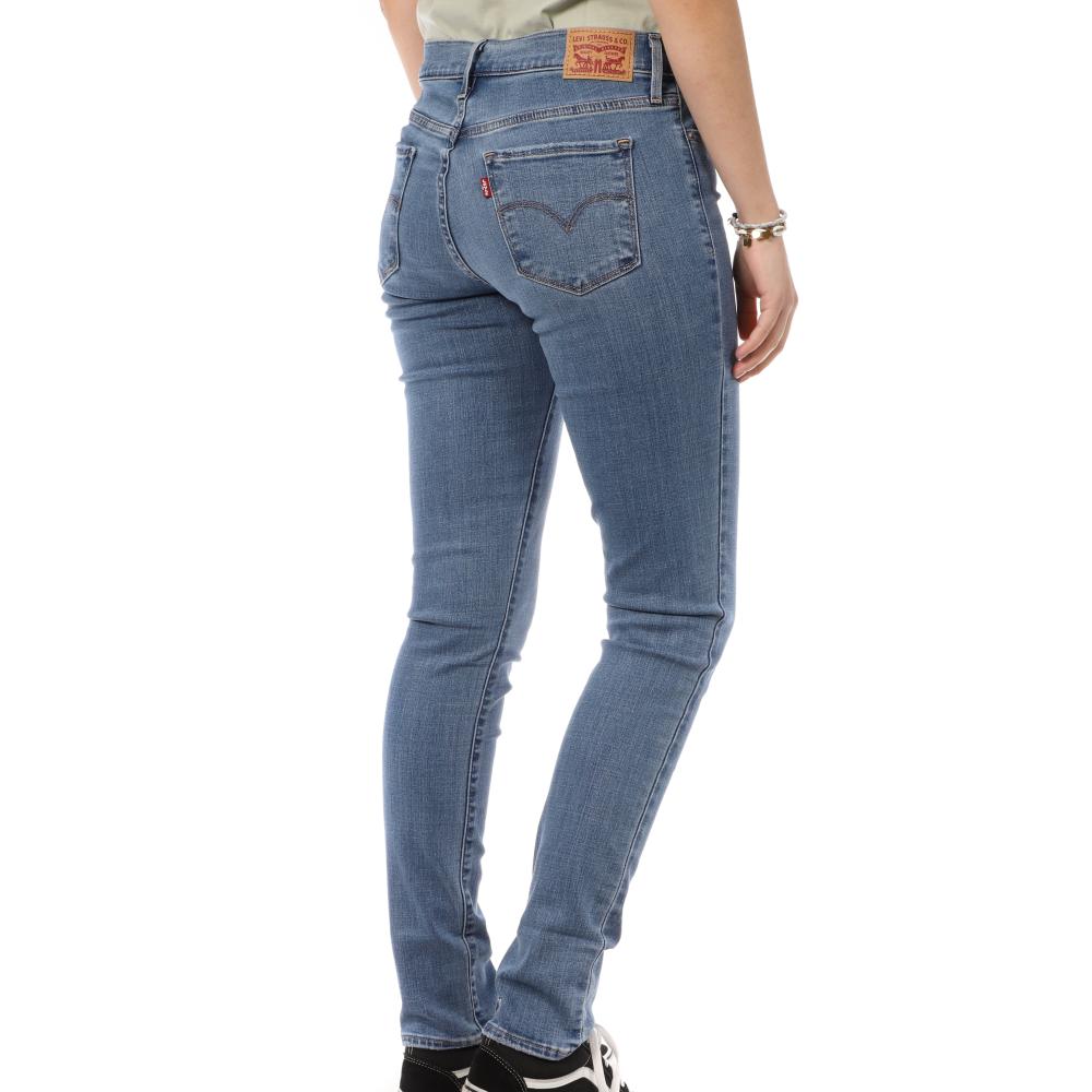 Jean Bleu Femme Levi's 311 vue 2