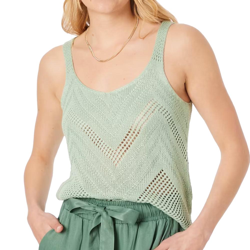 Top Crochet Vert d'eau Femme Jdy 15226348 pas cher