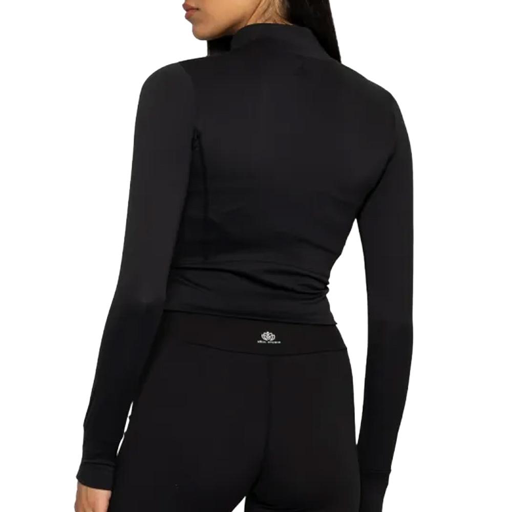 Veste de yoga Noire Femme Soul Studio Basic vue 2