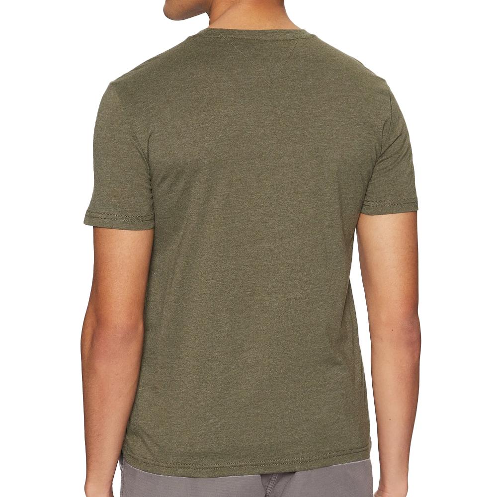 T-shirt Kaki Homme Tommy Hilfiger Jaspe vue 2